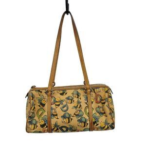 Vintage Dooney & Bourke Shoulder Bag Novelty Spelling Bumble Bee Whimsical